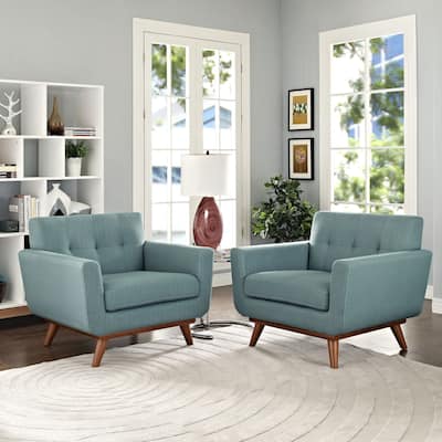 Absorb Mid Century Armchair Wood (Set of 2)