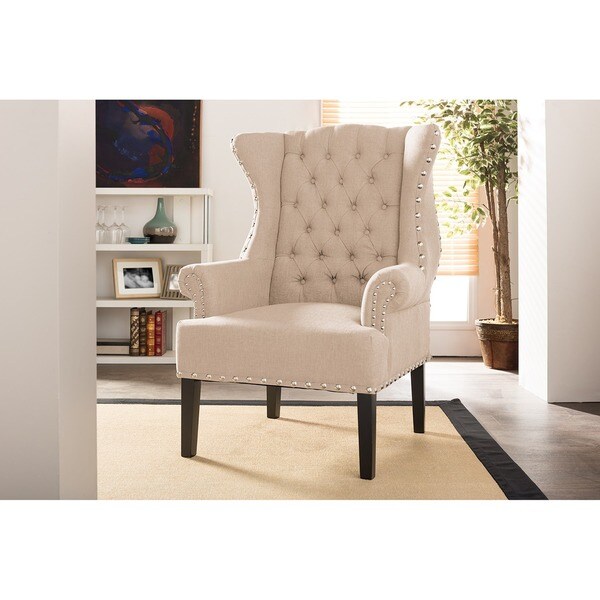 baxton studio wingback chair