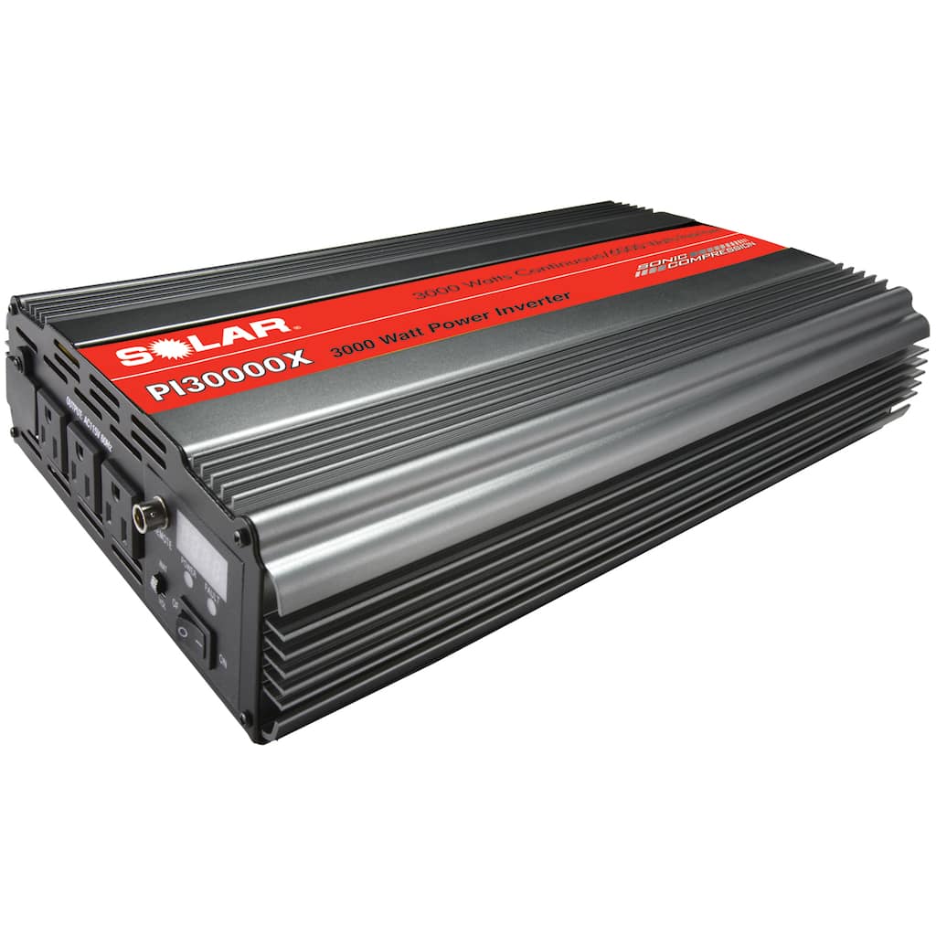 SOLAR 3000W Power Inverter with Triple Outlet plus Junction Block