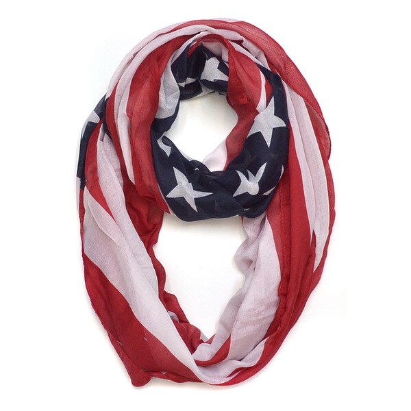 Dasein American Flag Colors Scarf