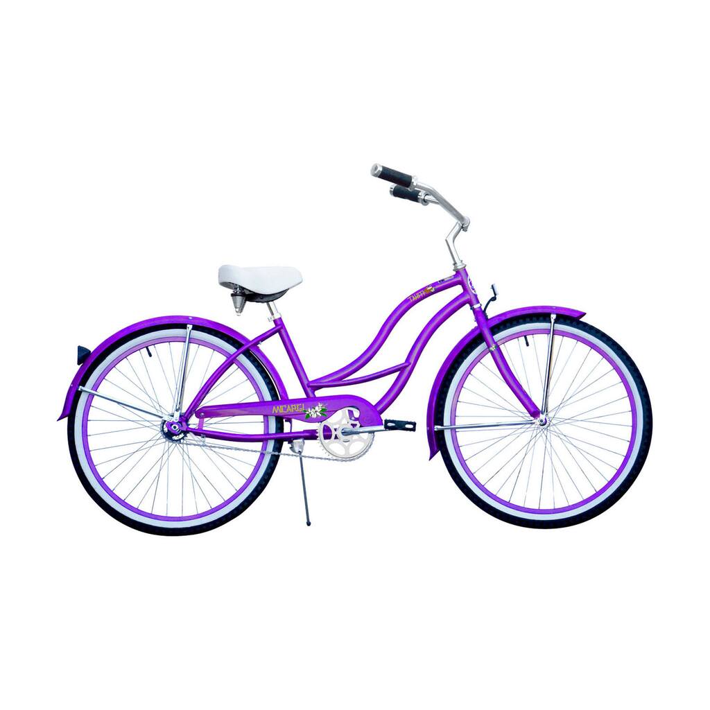 Micargi Tahiti Women's 26-inch Purple Beach Cruiser Bike