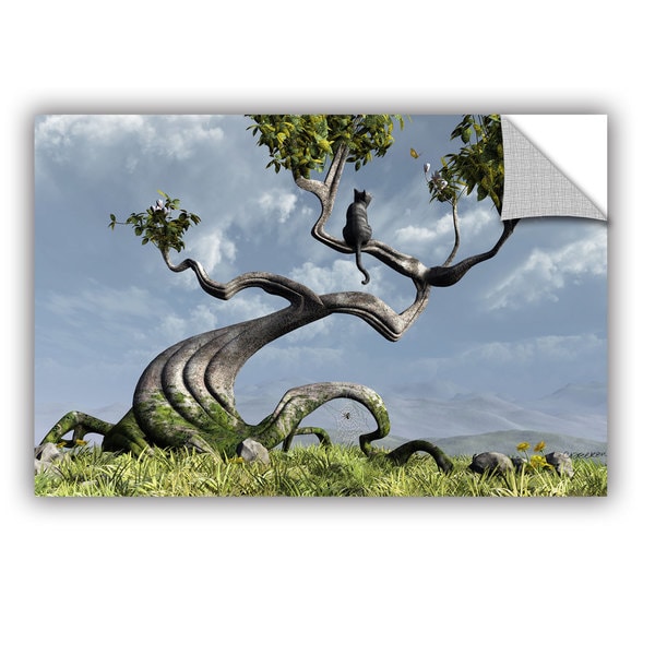 ArtWall Cynthia Decker  Sitting Tree  Art Appealz Removable Wall Art