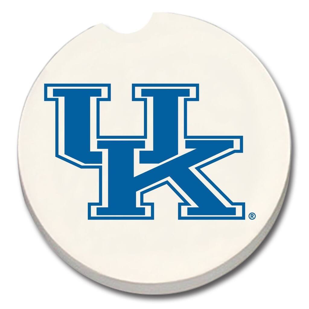 Kentucky Wildcats Absorbent Stone Car Coaster (Set of 2) - 4x6