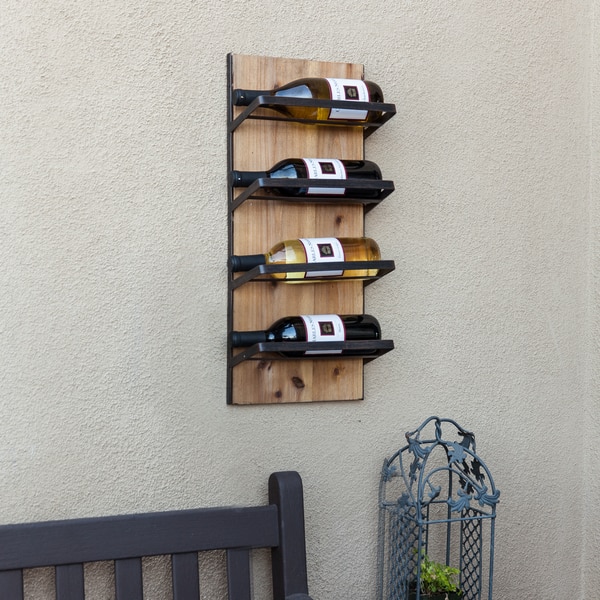 diy upside down bottle holder - Google Search  Wall mounted wine rack,  Wine rack, Wine rack storage