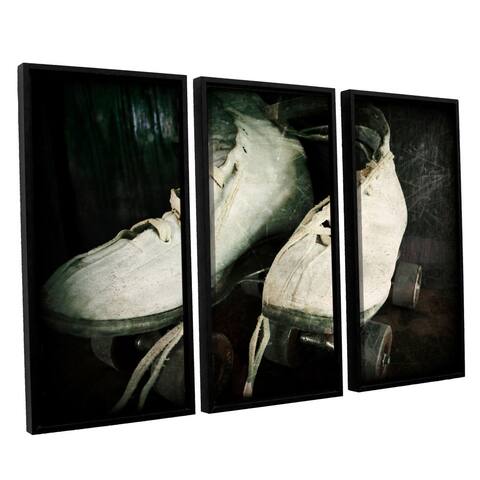 ArtWall Kevin Calkins ' Rustic Rollers 3 Piece Floater Framed Canvas Set - Multi