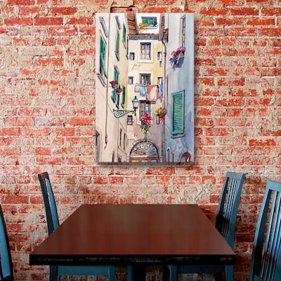 ArtWall Bill Drysdale ' Laundry Day ' Gallery-Wrapped Canvas