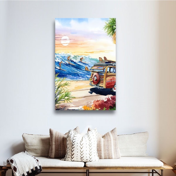 ArtWall Bill Drysdale ' Endless Summer ' Gallery-Wrapped Canvas - multi ...