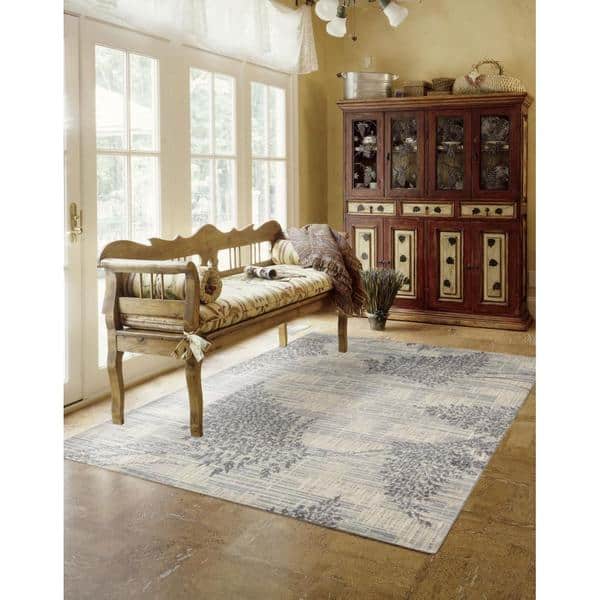 Rug Squared Stanford Champagne Rug (7'9 x 10'10) - 7'9