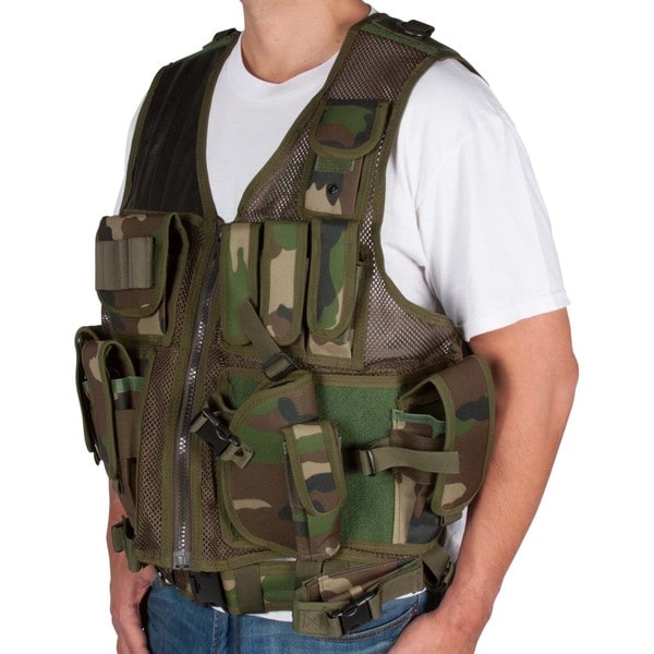 Shop Camouflage Tactical Airsoft and Hunting Vest Camo Style Universal ...