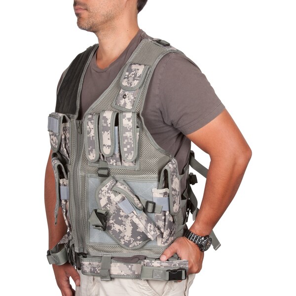 Modern Warrior Digital Camo Tactical Outdoors  Hunting Vest 