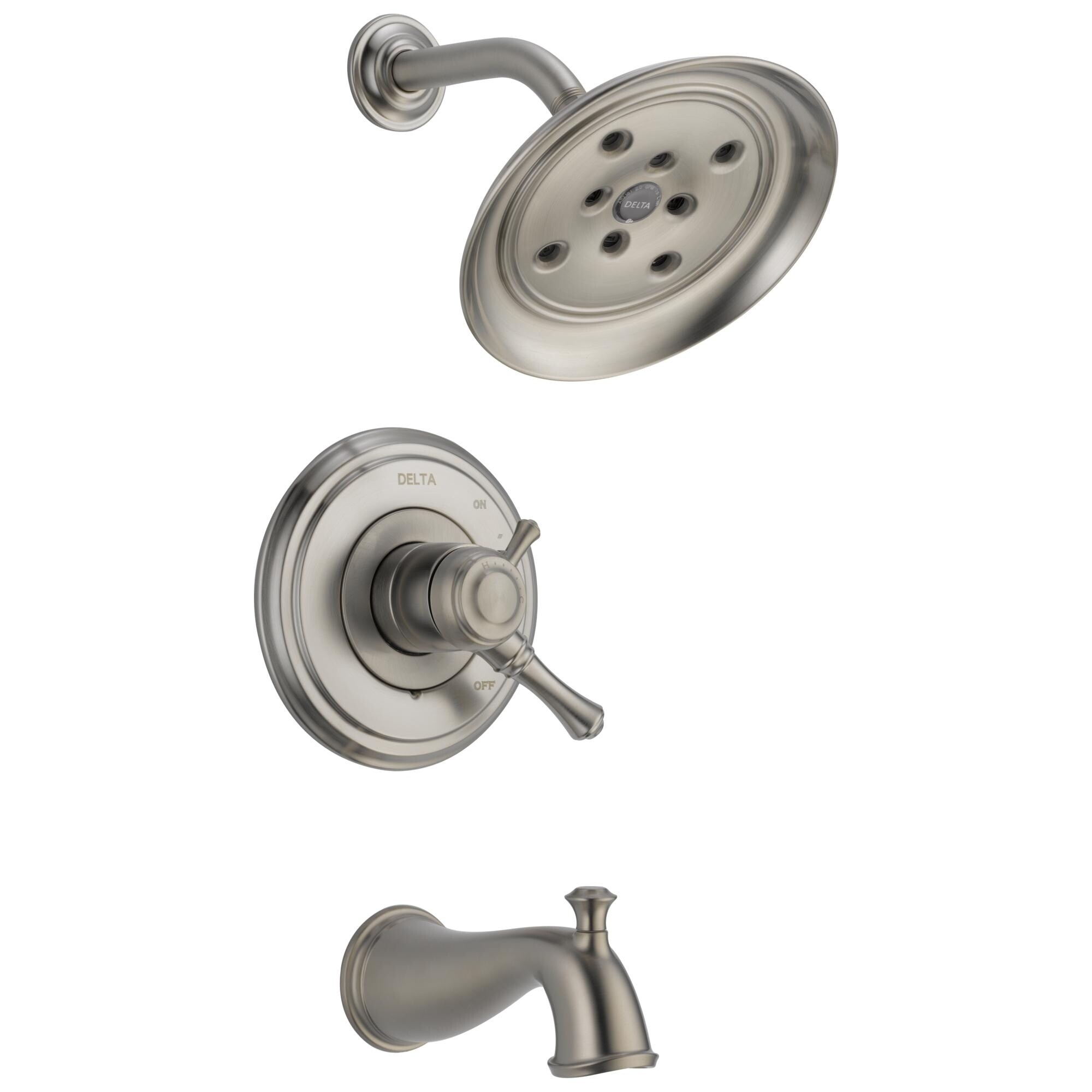 Delta Stainless Cassidy Multichoice(r) 17 Series Tub and Shower Trim