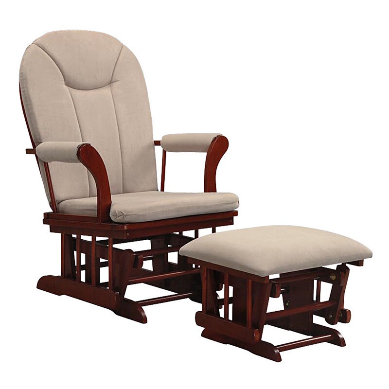 glider rocker with locking mechanism