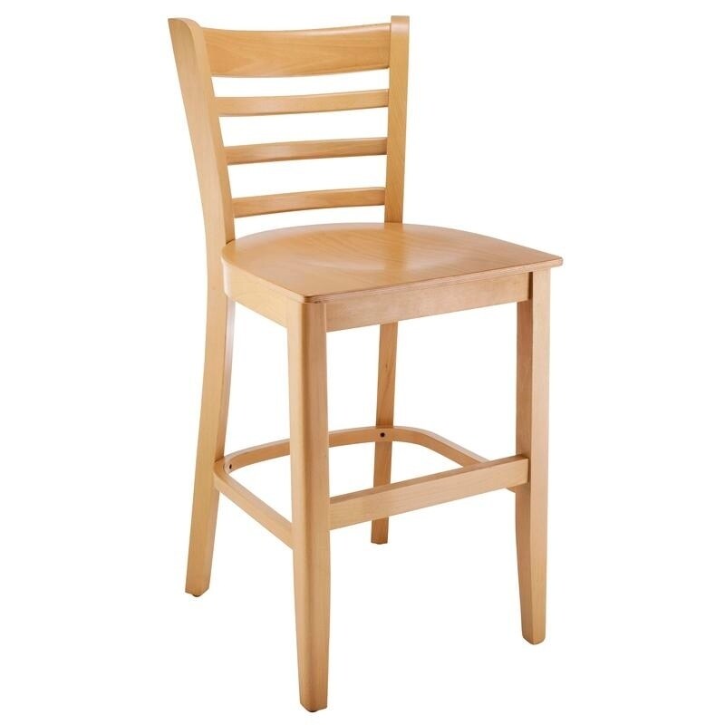 wooden bar stools with backs