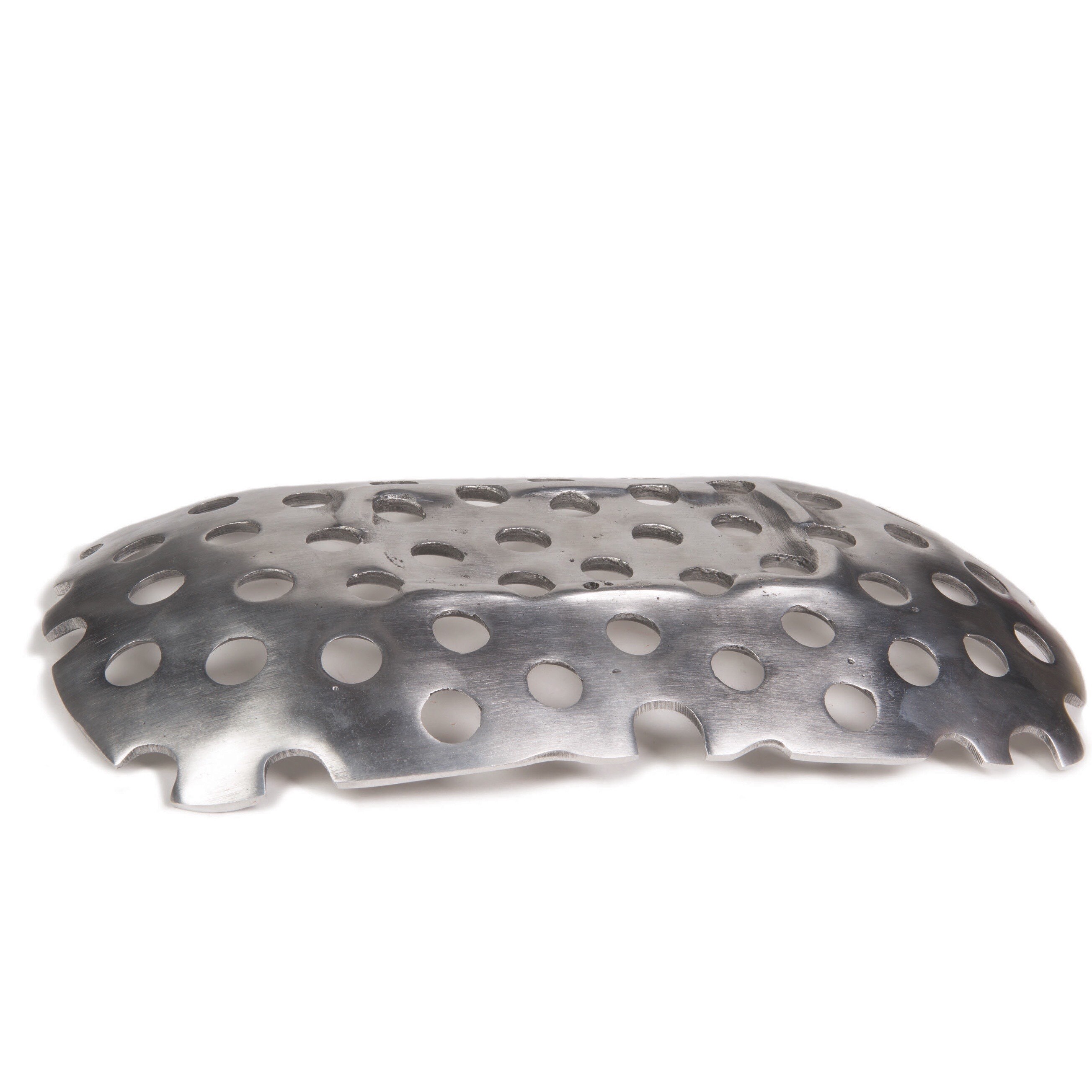 Artisan Hammered Recycled Aluminum Moroccan Serving Bowl 