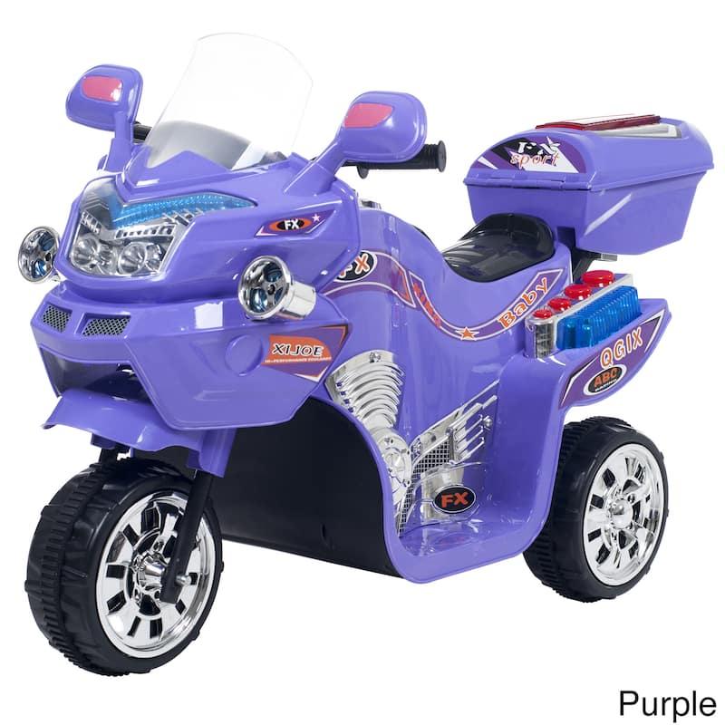 Ride on Toy, 3 Wheel Motorcycle for Kids, Battery Powered Ride On Toy by Lil' Rider - Boys & Girls