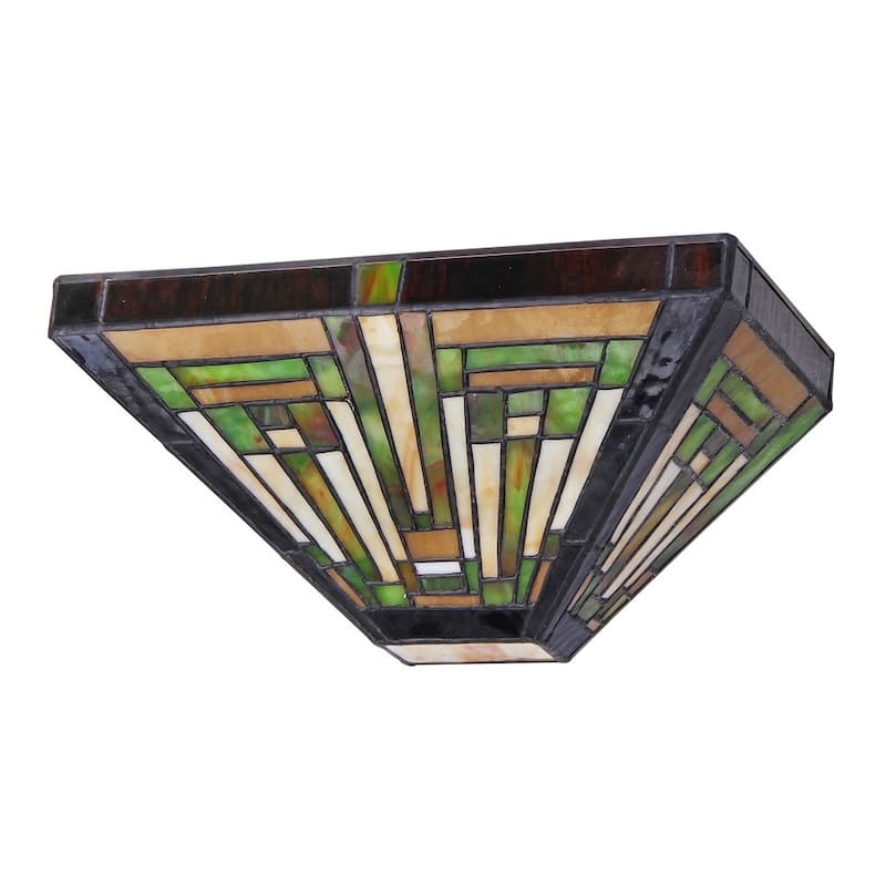 Tiffany Style Mission Design 1-light Wall Sconce