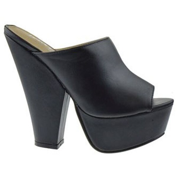 women's mules 2 inch heel