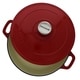 preview thumbnail 3 of 4, Cast Iron Lidded Braiser-1.8 quart, Red