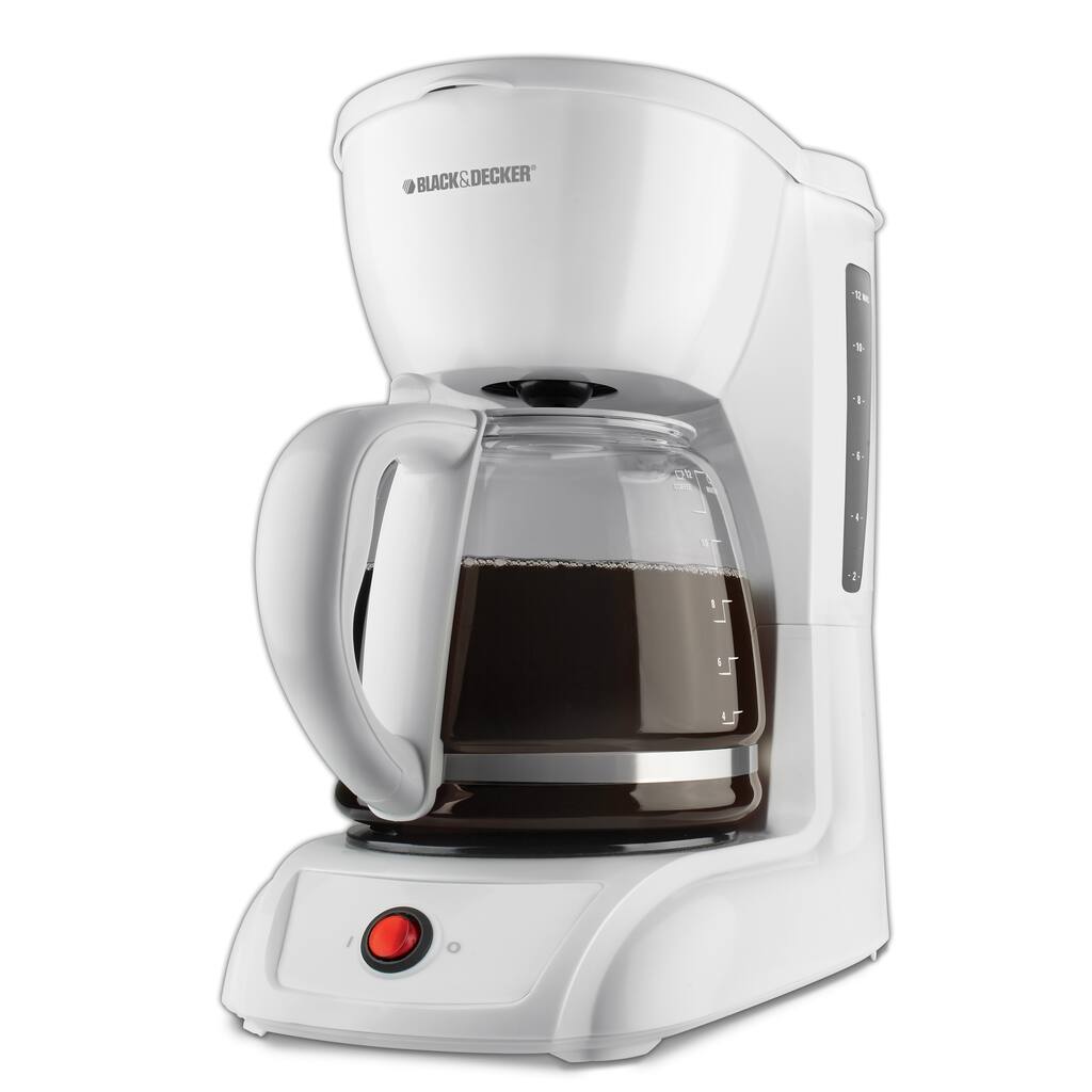 Black & Decker CM1200W White 12-cup Switch Coffeemaker