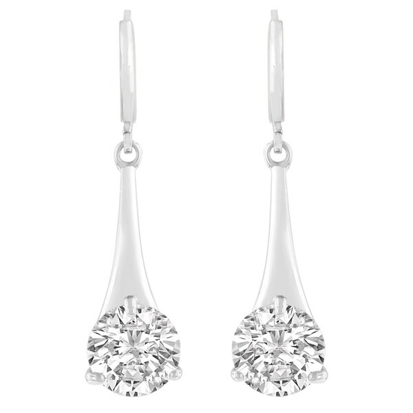 Adoriana Silver Over Br Elegant Drop Earrings Free Shipping On Adoriana Silver Over Br Elegant Drop Earrings
