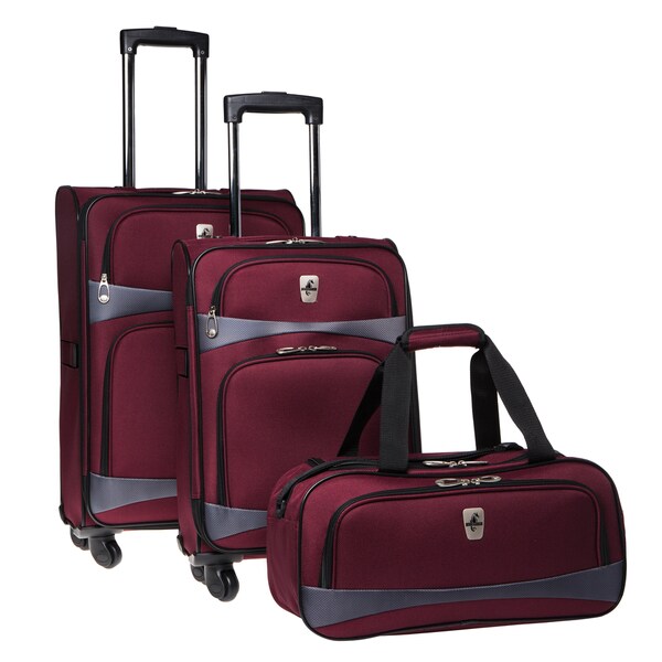 Shop Atlantic Connect 3-piece Spinner Luggage Set - Free Shipping Today ...