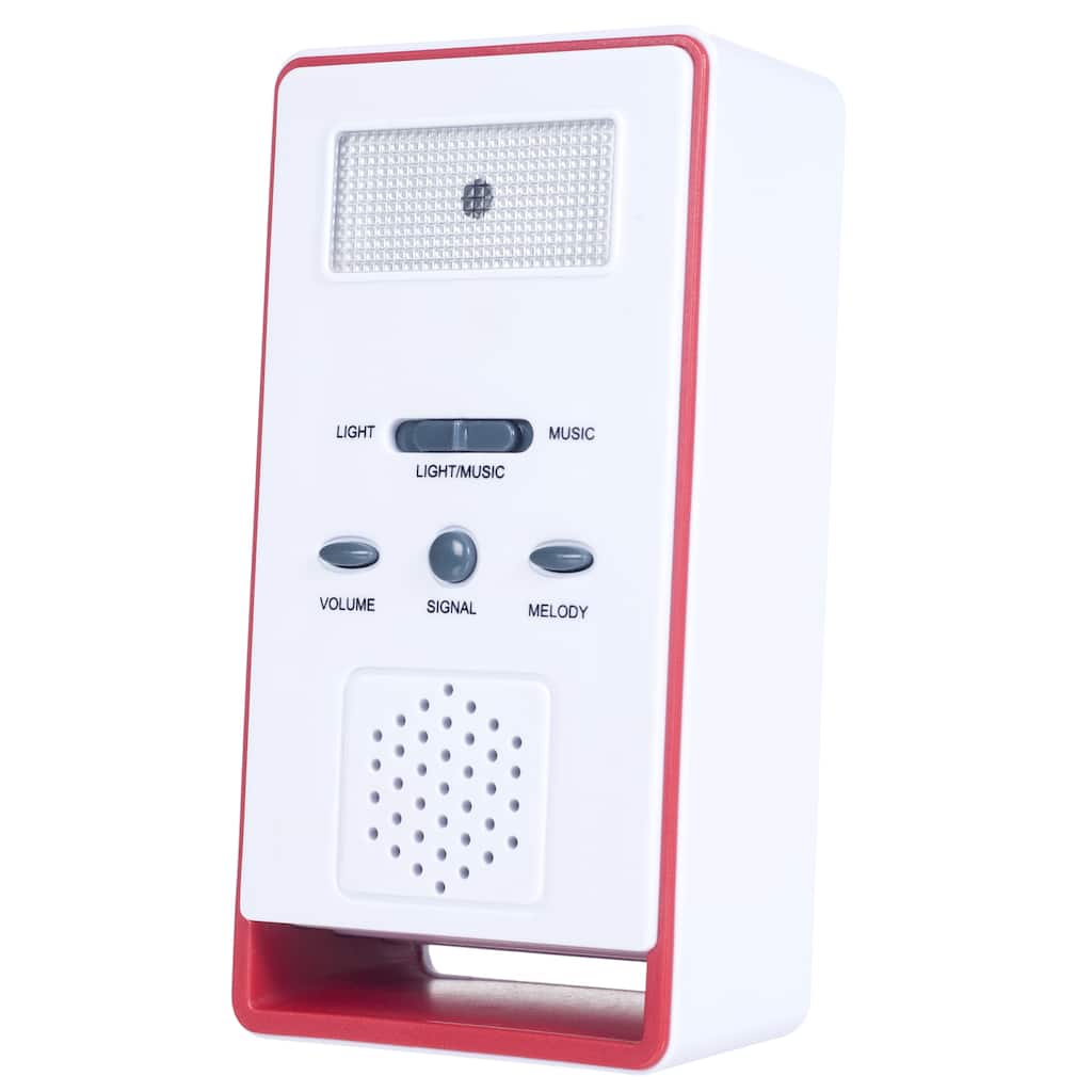 Stalwart Wireless Remote Doorbell with Push Button and 36 Chime Options