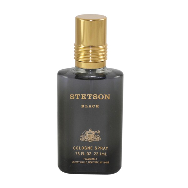 Shop Coty Stetson Black Men's 0.75ounce Cologne Spray (Unboxed) Free
