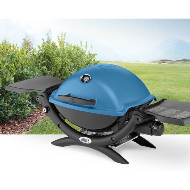 Weber Q1200 Portable Gas Grill - Overstock - 10238154
