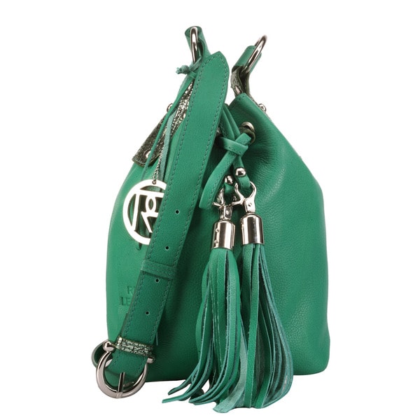 Phive Rivers Leather Tassel Handbag (Italy)   17358361  