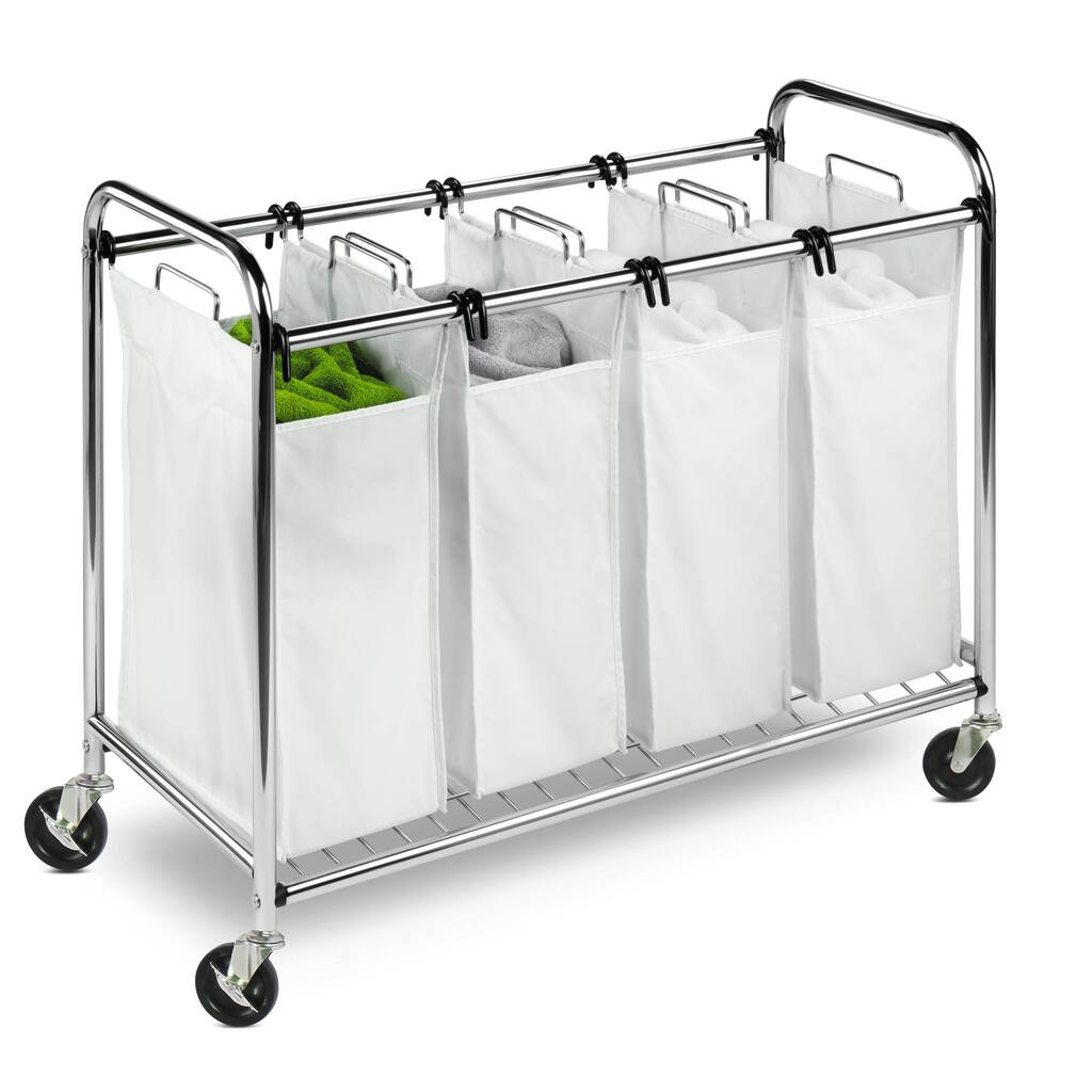 Honey-Can-Do Heavy-duty Chrome Quad Sorter