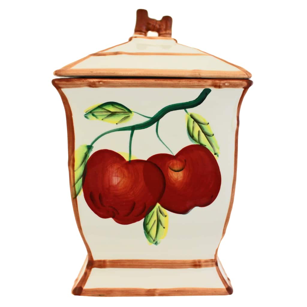 Apple Collection Hand-painted Cookie Jar