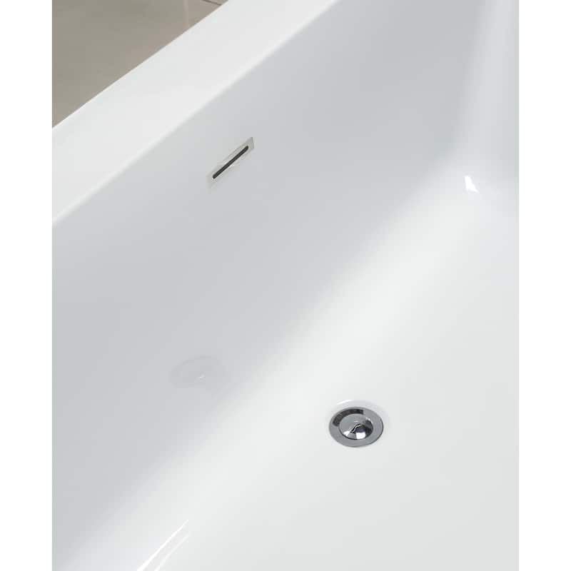 OVE Decors Terra 70-inch Freestanding Acrylic Bathtub
