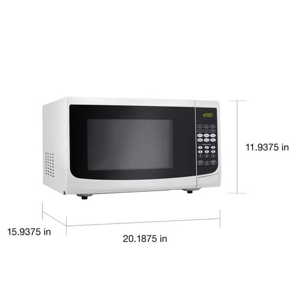 Shop Danby 1 1 Cubic Foot Countertop Microwave Oven With 1 000