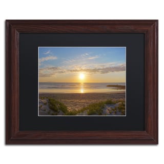 Chris Moyer 'Low Shoals View' Wood Framed Canvas Wall Art - Free ...