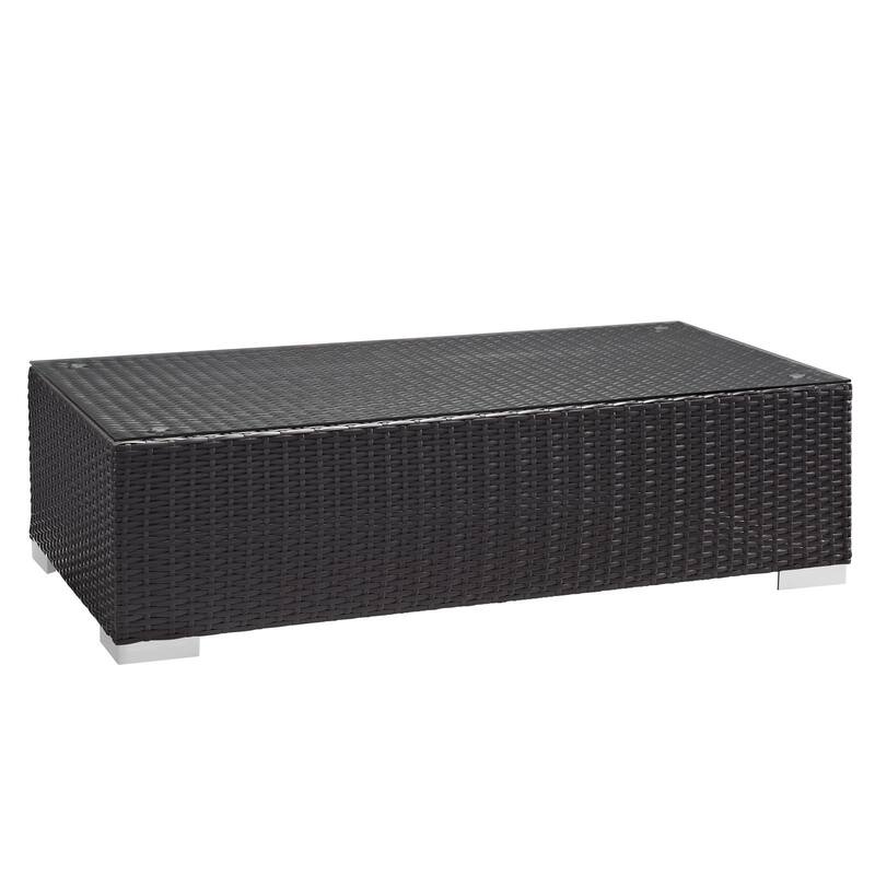 Modway 'Gather' Outdoor Patio Coffe Table - Espresso