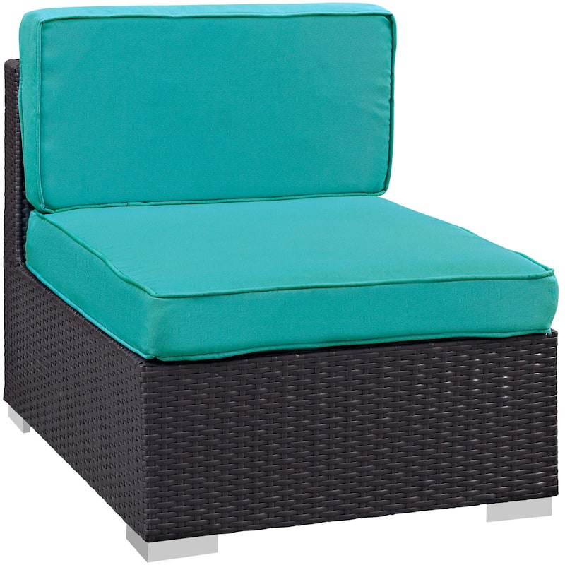 Modway 'Gather' Armless Chair Outdoor Patio (Set of Two)