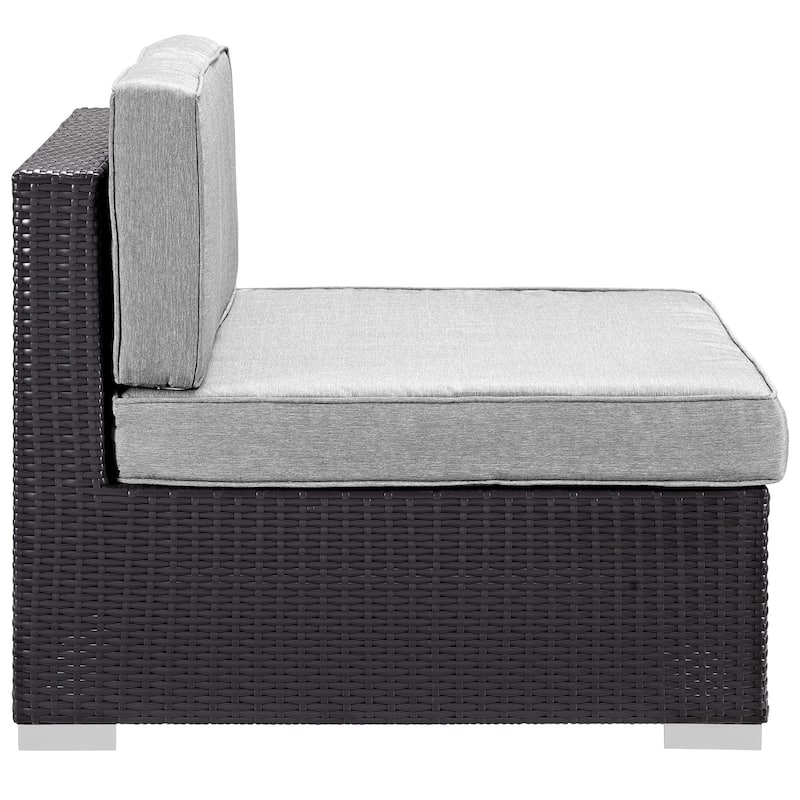 Modway 'Gather' Armless Chair Outdoor Patio (Set of Two)