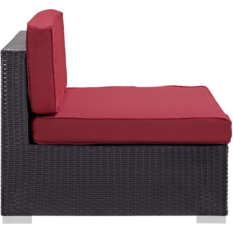Modway 'Gather' Armless Chair Outdoor Patio (Set of Two)