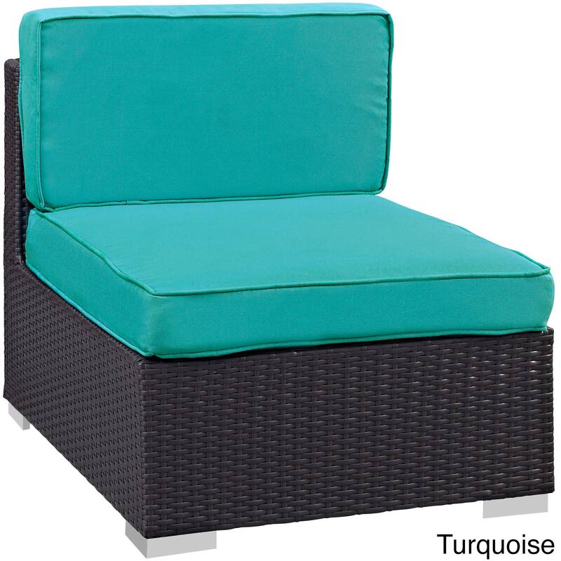 Modway 'Gather' Armless Chair Outdoor Patio (Set of Two)