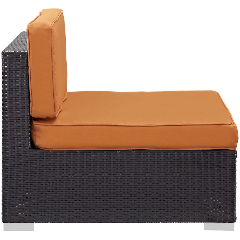 Modway 'Gather' Armless Chair Outdoor Patio (Set of Two)