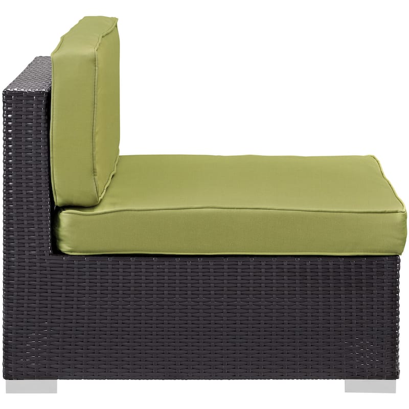 Modway 'Gather' Armless Chair Outdoor Patio (Set of Two)