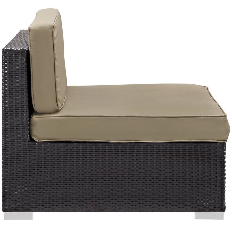 Modway 'Gather' Armless Chair Outdoor Patio (Set of Two)