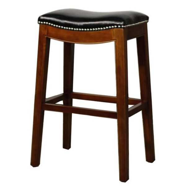 Elmo Bonded Leather Bar Stool   17365259   Shopping