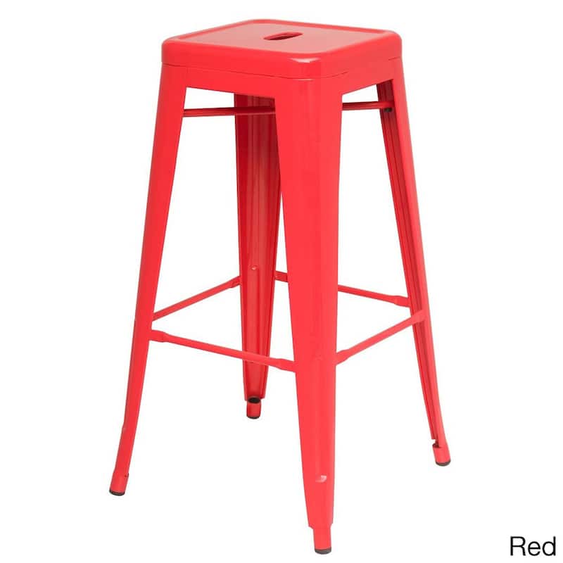 Carbon Loft Fowler Metal Backless Counter Stool (Set of 4)
