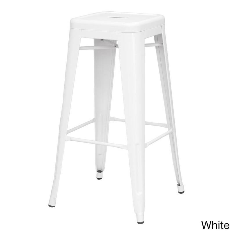 Carbon Loft Fowler Metal Backless Counter Stool (Set of 4)