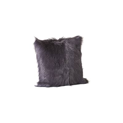 Aurelle Home Goat Faux Fur 16-inch Throw Pillow