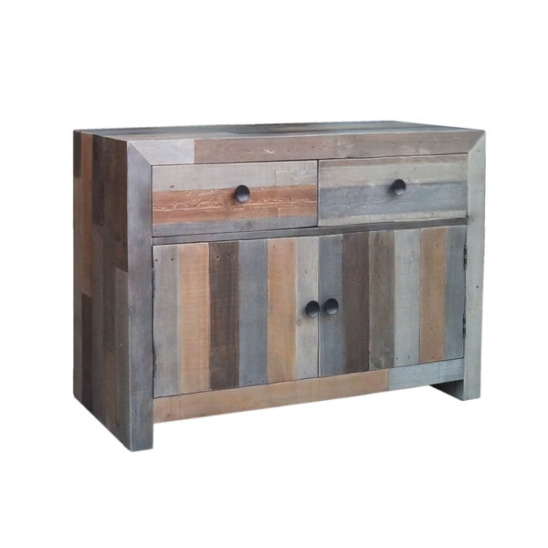 Aurelle Home Distressed Vintage Small Sideboard