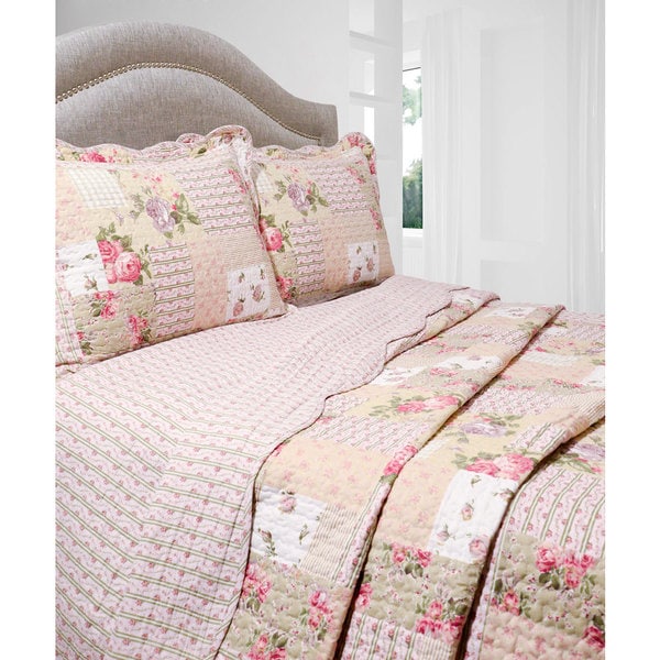Slumber Shop Rosemary Reversible 3-piece Quilt Set