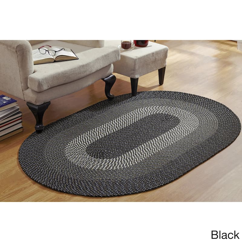 Better Trends Country Braid Collection 2-Piece Set Durable & Stain Resistant Reversible Chair Pads with Ties