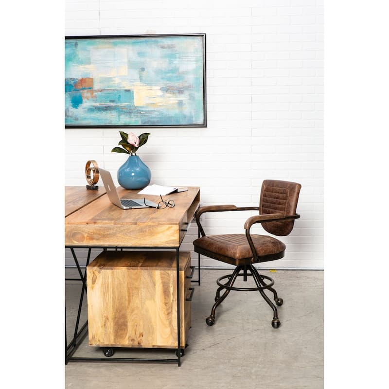 Aurelle Home Carlisle Farmhouse Wood Desk